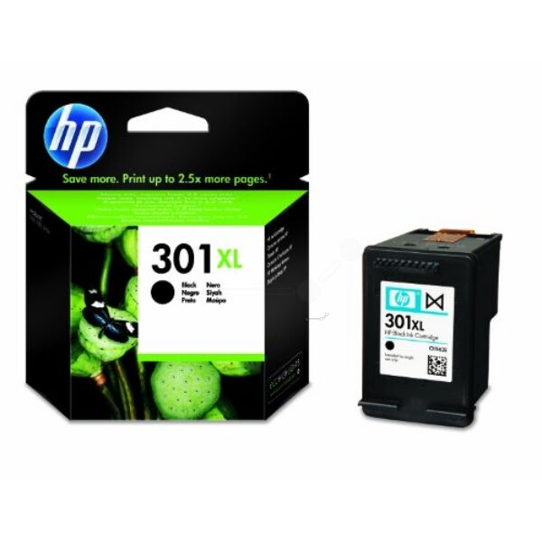 HP Original HP DeskJet 3055 Tintenpatrone (301XL / CH 563 EE) schwarz, 480 Seiten, 7,34 Rp pro Seite, Inhalt: 8 ml