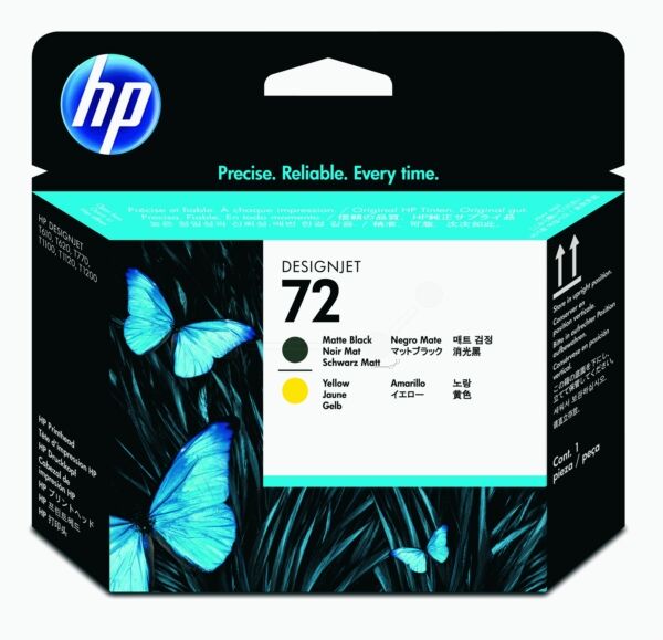 HP Original HP 72 / C 9384 A Tintenpatrone multicolor - ersetzt HP 72 / C9384A Druckerpatrone