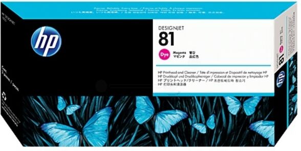 HP Original HP DesignJet 5500 PS 60 Inch Tintenpatrone (81 / C 4952 A) magenta, Inhalt: 13 ml