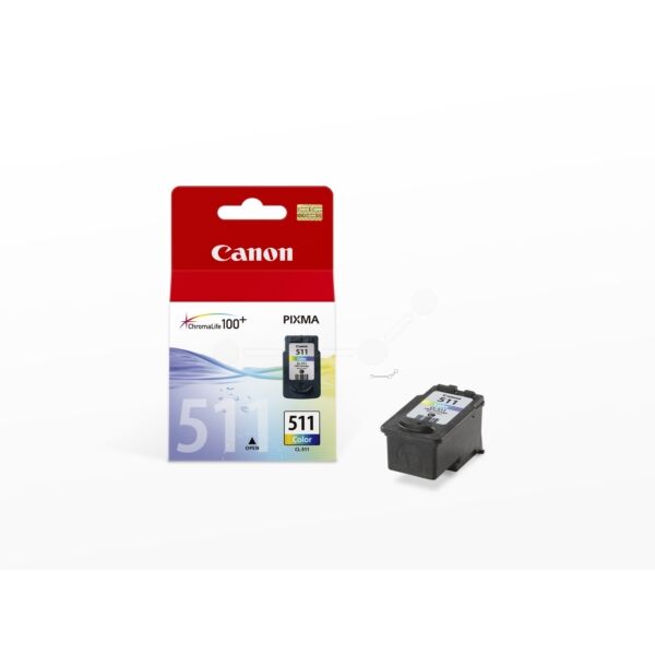 Canon Original Canon Pixma MP 240 Tintenpatrone (CL-511 / 2972 B 001) farbe, 244 Seiten, 8,36 Rp pro Seite, Inhalt: 9 ml
