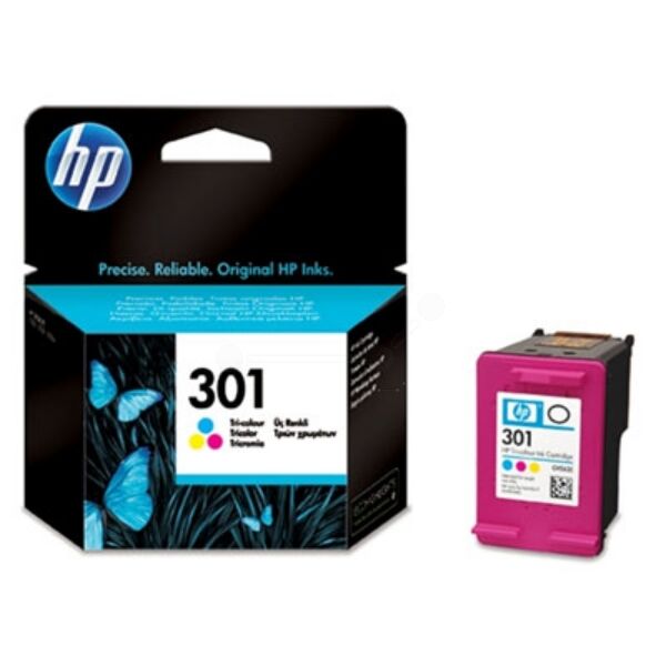 HP Original HP DeskJet 1512 Tintenpatrone (301 / CH 562 EE) farbe, 165 Seiten, 11,76 Rp pro Seite, Inhalt: 3 ml