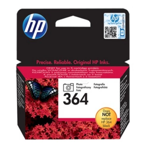HP Original HP OfficeJet 7515 Tintenpatrone (364 / CB 317 EE) photoschwarz, 130 Seiten, 9,81 Rp pro Seite, Inhalt: 3 ml