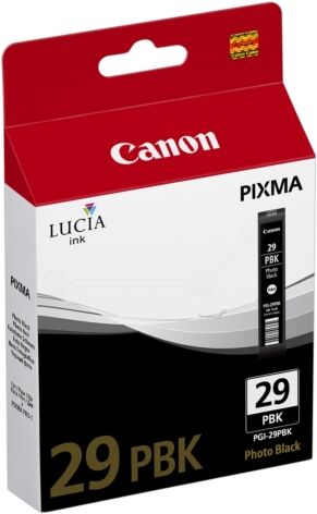 Canon Original Canon PGI-29 PBK / 4869 B 001 Tintenpatrone photoschwarz, 1.300 Seiten, 2,02 Rp pro Seite, Inhalt: 36 ml