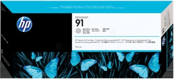 HP Original HP 91 / C 9466 A Tintenpatrone translation missing: de.color.photogray, Inhalt: 775 ml - ersetzt HP 91 / C9466A Druckerpatrone