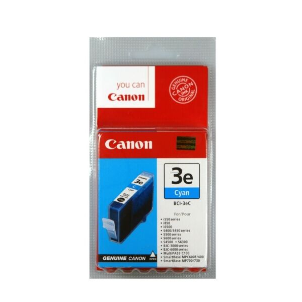 Canon Original Canon imageCLASS MPC 400 Tintenpatrone (BCI-3 EC / 4480 A 002) cyan, 390 Seiten, 2,9 Rp pro Seite, Inhalt: 14 ml