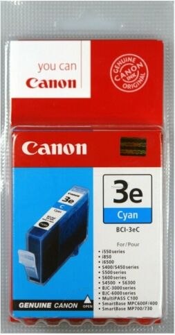 Canon Original Canon S 520 X Tintenpatrone (BCI-3 EC / 4480 A 002) cyan, 390 Seiten, 2,9 Rp pro Seite, Inhalt: 14 ml