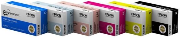 Epson Original Epson Discproducer PP 50 Tintenpatrone (PJIC1 / C 13 S0 20447) cyan, Inhalt: 26 ml