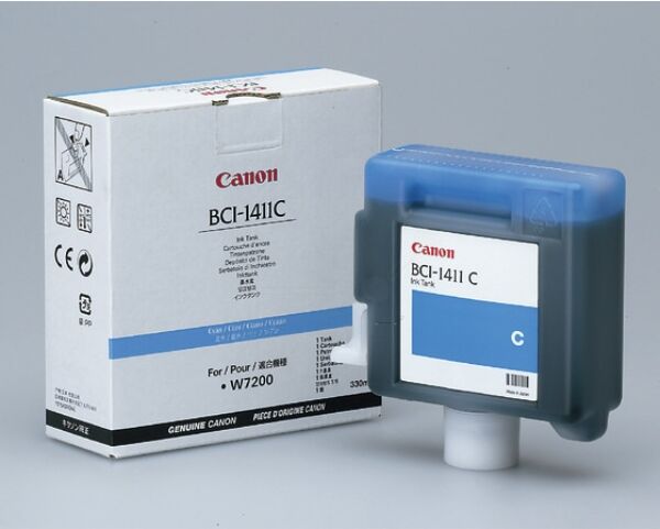 Canon Original Canon BCI-1411 C / 7575 A 001 Tintenpatrone cyan, 144 Seiten, 80,14 Rp pro Seite, Inhalt: 330 ml