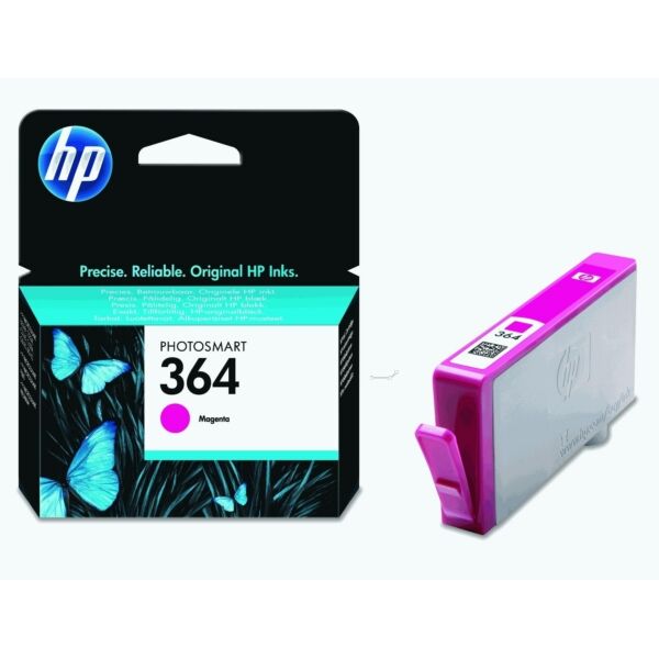 HP Original HP PhotoSmart C 5373 Tintenpatrone (364 / CB 319 EE) magenta, 300 Seiten, 3,25 Rp pro Seite, Inhalt: 3 ml