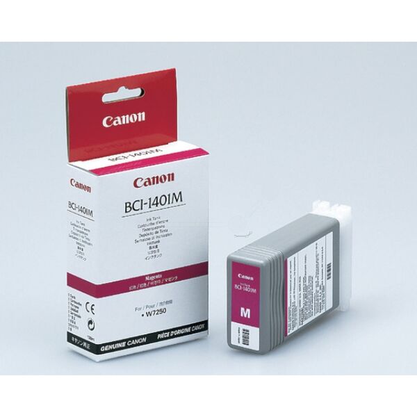 Canon Original Canon W 7250 Tintenpatrone (BCI-1401 M / 7570 A 001) magenta, 113 Seiten, 39,87 Rp pro Seite, Inhalt: 130 ml