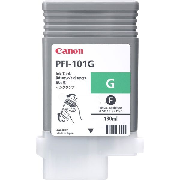Canon Original Canon imagePROGRAF IPF 6100 Tintenpatrone (PFI-101 G / 0890 B 001) grün, Inhalt: 130 ml