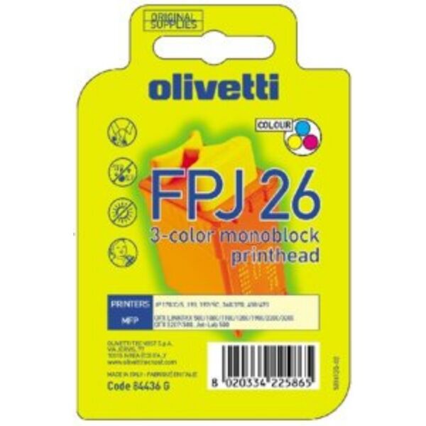 Olivetti Kompatibel zu Tenovis Fax 343 Tintenpatrone (FPJ 26 / 84436) farbe, 150 Seiten, 20,03 Rp pro Seite von Olivetti