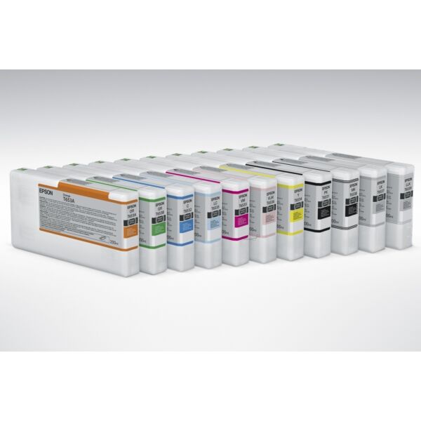 Epson Original Epson Stylus Pro 4900 Spectro_M 1 Tintenpatrone (T653A / C 13 T 653A00) orange, Inhalt: 200 ml