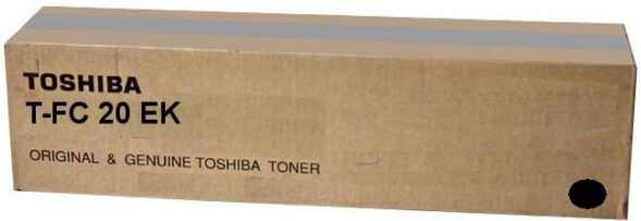 Toshiba Original Toshiba E-Studio 2020 C Toner (T-FC 20 EK / 6AJ00000066) schwarz, 20.300 Seiten, 0,18 Rp pro Seite