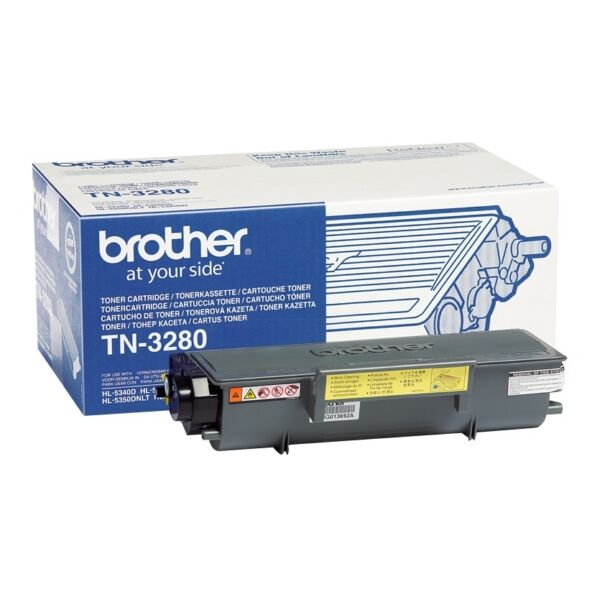 Brother Original Brother DCP-8080 DN Toner (TN-3280) schwarz, 8.000 Seiten, 1,47 Rp pro Seite - ersetzt Tonerkartusche TN3280 für Brother DCP-8080DN