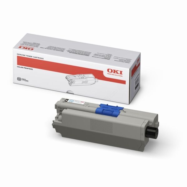 Oki Original OKI C 530 DN Toner (44469804) schwarz, 5.000 Seiten, 1,72 Rp pro Seite - ersetzt Tonerkartusche 44469804 für OKI C 530DN