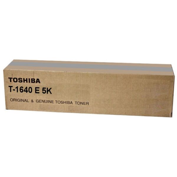 Toshiba Original Toshiba T-1640 E 5K / 6AJ00000023 Toner schwarz, 5.000 Seiten, 0,31 Rp pro Seite, Inhalt: 190 g