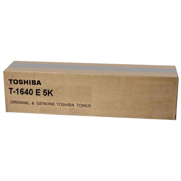 Toshiba Original Toshiba 6AJ00000023 / T-1640 E 5K Toner schwarz, 5.000 Seiten, 0,31 Rp pro Seite, Inhalt: 190 g