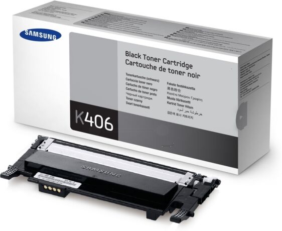 Samsung Original Samsung Xpress SL-C 460 Series Toner (K406 / CLT-K 406 S/ELS) schwarz, 1.500 Seiten, 3,62 Rp pro Seite