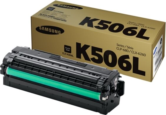 Samsung Original Samsung CLX-6260 ND Premium Line Toner (K506L / CLT-K 506 L/ELS) schwarz, 6.000 Seiten, 1,82 Rp pro Seite