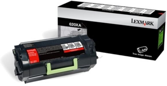 Lexmark Original Lexmark MX 811 Series Toner (620XA / 62D0XA0) schwarz, 45.000 Seiten, 1,58 Rp pro Seite