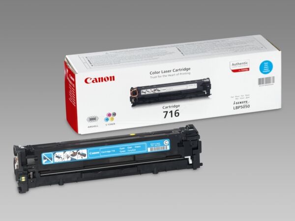 Canon Original Canon i-SENSYS LBP-5050 n Toner (716C / 1979 B 002) cyan, 1.500 Seiten, 3,81 Rp pro Seite