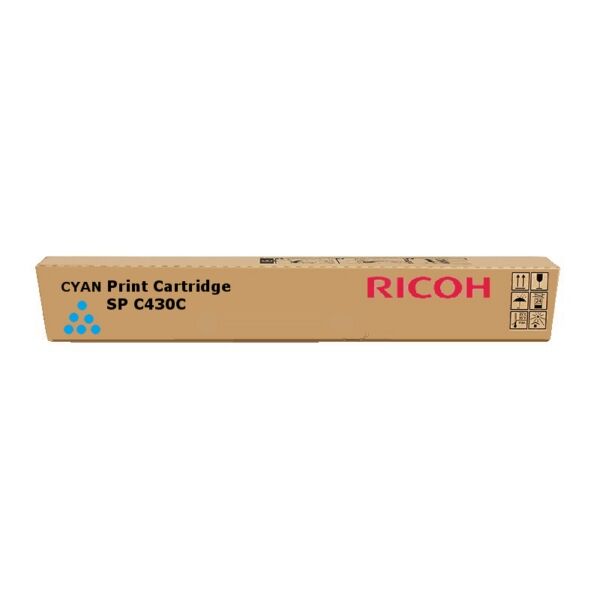 Ricoh Original Ricoh SP C 441 DN Toner (TYPE SPC 430 E / 821077) cyan, 24.000 Seiten, 0,98 Rp pro Seite