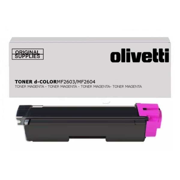 Olivetti Original Olivetti D-Color MF 2604 Series Toner (B0948) magenta, 5.000 Seiten, 2,67 Rp pro Seite