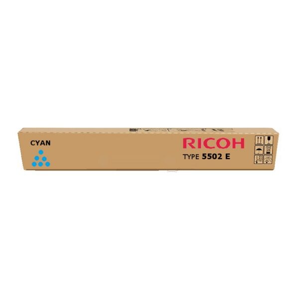 Ricoh Original Ricoh Aficio MP C 5502 spdf Toner (TYPE 5502 E / 841686) cyan, 22.500 Seiten, 0,39 Rp pro Seite