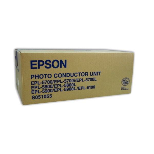 Epson Original Epson C 13 S0 51055 / S051055 Trommel, 20.000 Seiten, 0,54 Rp pro Seite - ersetzt Epson C13S051055 / S051055 Trommeleinheit