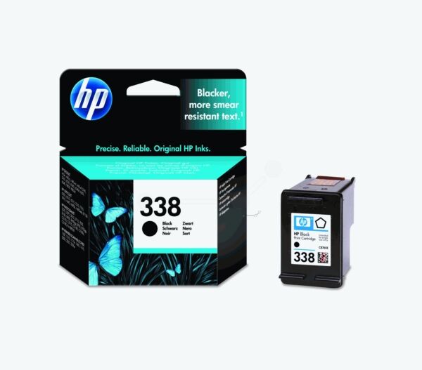 HP Original HP DeskJet 9800 Tintenpatrone (338 / C 8765 EE) schwarz, 450 Seiten, 8,19 Rp pro Seite, Inhalt: 11 ml