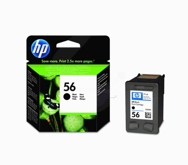 HP Original HP DeskJet 450 CI Tintenpatrone (56 / C 6656 AE) schwarz, 520 Seiten, 7,25 Rp pro Seite, Inhalt: 19 ml