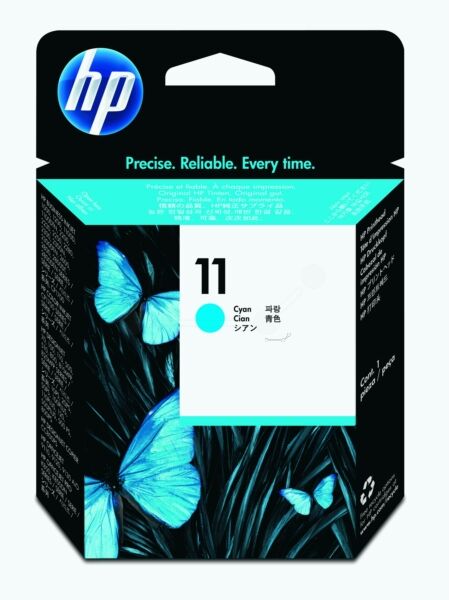 HP Original HP Color InkJet 1700 Series Tintenpatrone (11 / C 4811 A) cyan, Inhalt: 8 ml