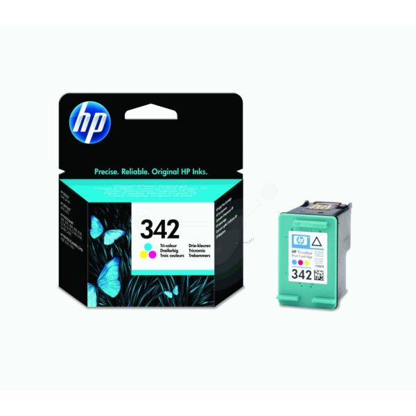 HP Original HP PhotoSmart C 3185 Tintenpatrone (342 / C 9361 EE) farbe, 220 Seiten, 16,3 Rp pro Seite, Inhalt: 5 ml