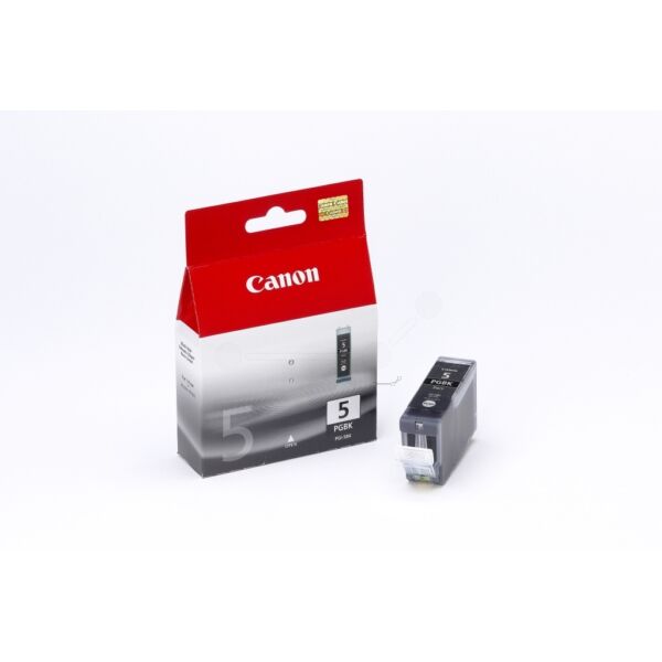 Canon Original Canon Pixma IP 4500 Series Tintenpatrone (PGI-5 BK / 0628 B 001) schwarz, 505 Seiten, 2,82 Rp pro Seite, Inhalt: 26 ml