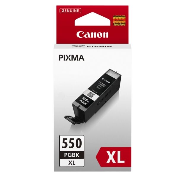 Canon Original Canon Pixma MG 5650 white Tintenpatrone (PGI-550 PGBKXL / 6431 B 001) schwarz, 500 Seiten, 3,38 Rp pro Seite, Inhalt: 22 ml