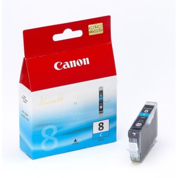 Canon Original Canon Pixma IP 3500 Tintenpatrone (CLI-8 C / 0621 B 001) cyan, 420 Seiten, 2,68 Rp pro Seite, Inhalt: 13 ml