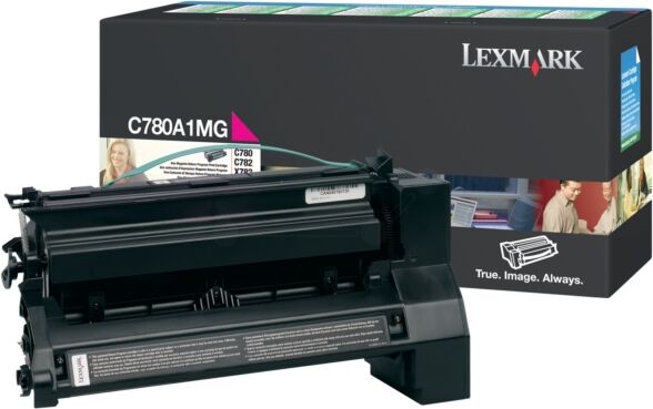 Lexmark Original Lexmark C780A1MG Toner magenta, 6.000 Seiten, 4,07 Rp pro Seite - ersetzt Lexmark C780A1MG Tonerkartusche