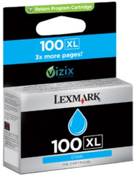 Lexmark Original Lexmark Prevail Pro 709 Tintenpatrone (100XL / 14N1069E) cyan, 600 Seiten, 2,91 Rp pro Seite