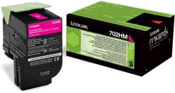 Lexmark Original Lexmark CS 310 n Toner (702HM / 70C2HM0) magenta, 3.000 Seiten, 5,14 Rp pro Seite