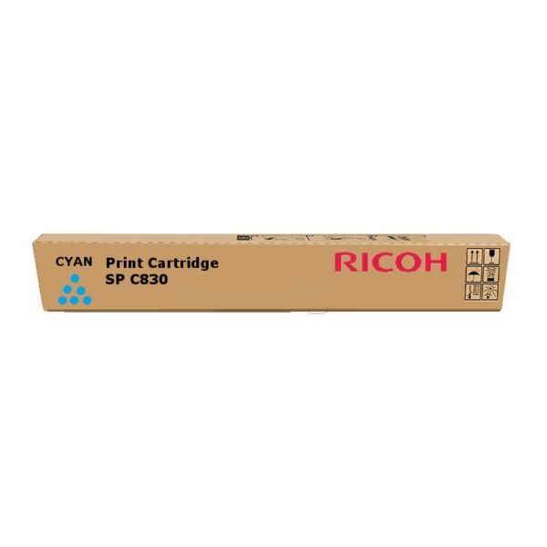 Ricoh Original Ricoh Aficio SP C 830 dn Toner (821188) cyan, 16.000 Seiten, 1,34 Rp pro Seite - ersetzt Tonerkartusche 821188 für Ricoh Aficio SP C 830dn
