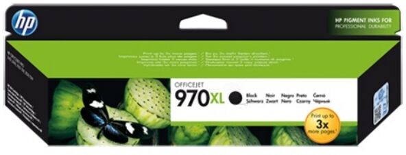 HP Original HP OfficeJet Pro X 470 Series Tintenpatrone (970XL / CN 625 AE) schwarz, 9.200 Seiten, 1,35 Rp pro Seite, Inhalt: 250 ml