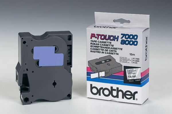 Brother Original Brother P-Touch 8000 Farbband (TX-141) multicolor 18mm x 15m - ersetzt Schriftband TX141 für Brother P-Touch8000