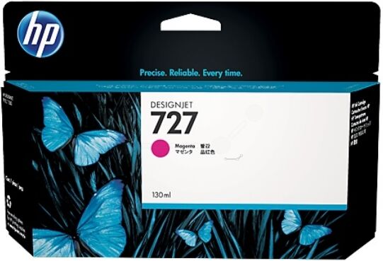 HP Original HP DesignJet T 1500 ePrinter Tintenpatrone (727 / B3P20A) magenta, Inhalt: 130 ml