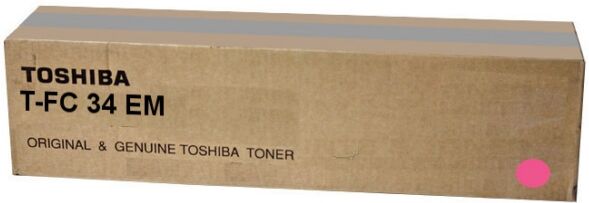 Toshiba Original Toshiba E-Studio 347 CS Toner (T-FC 34 EM / 6A000001533) magenta, 11.500 Seiten, 0,74 Rp pro Seite