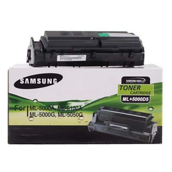 Samsung Original Samsung ML-5000 Toner (ML-5000 D5/ELS) schwarz, 5.000 Seiten, 2,38 Rp pro Seite - ersetzt Tonerkartusche ML5000D5ELS für Samsung ML5000