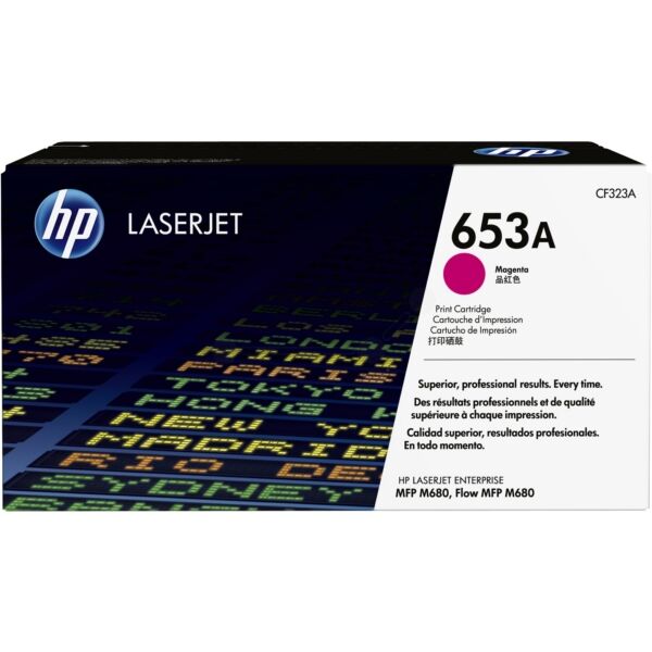 HP Original HP CF 323 A / 653A Toner magenta, 16.500 Seiten, 2,02 Rp pro Seite - ersetzt HP CF323A / 653A Tonerkartusche