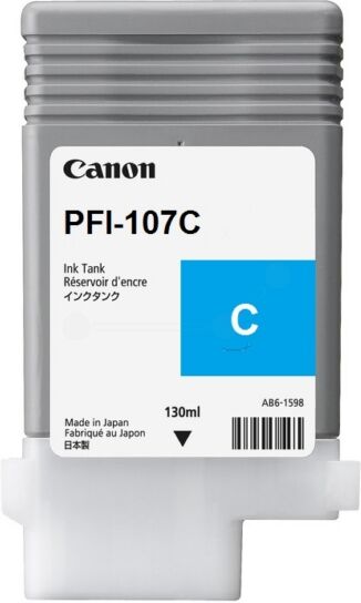 Canon Original Canon imagePROGRAF IPF 785 M 40 Tintenpatrone (PFI-107 C / 6706 B 001) cyan, Inhalt: 130 ml