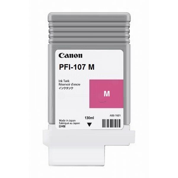 Canon Original Canon imagePROGRAF IPF 785 M 40 Tintenpatrone (PFI-107 M / 6707 B 001) magenta, Inhalt: 130 ml