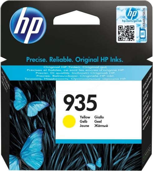 HP Original HP OfficeJet Pro 6235 Tintenpatrone (935 / C2P22AE) gelb, 400 Seiten, 3,61 Rp pro Seite, Inhalt: 4 ml